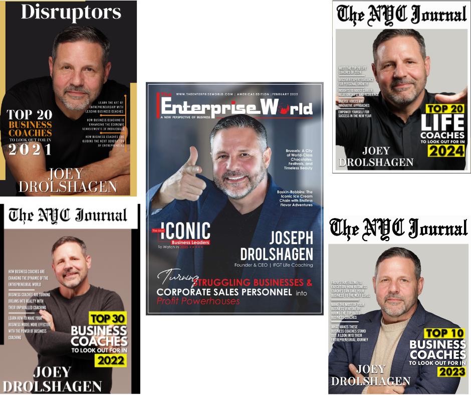 Five magazine features showcasing Joseph Drolshagen’s expertise