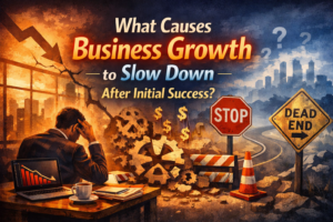 What Causes Business Growth to Slow Down After Initial Success?